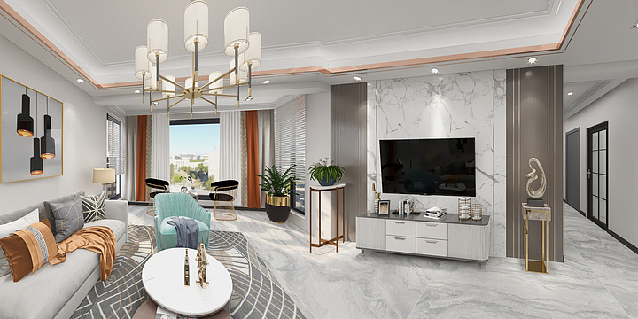 贵州习水邓涛林B-110平简美-装修设计方案