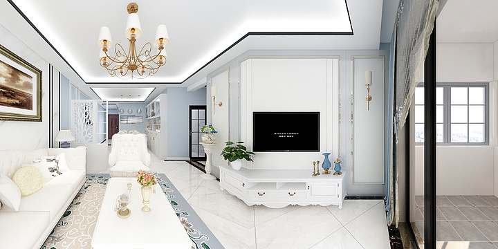 蓝汇装饰-大爱城-装修设计方案