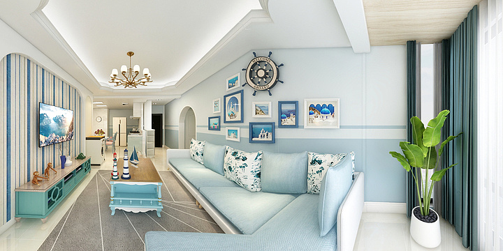 AIrIghtXY-恒福两室一厅-装修设计方案