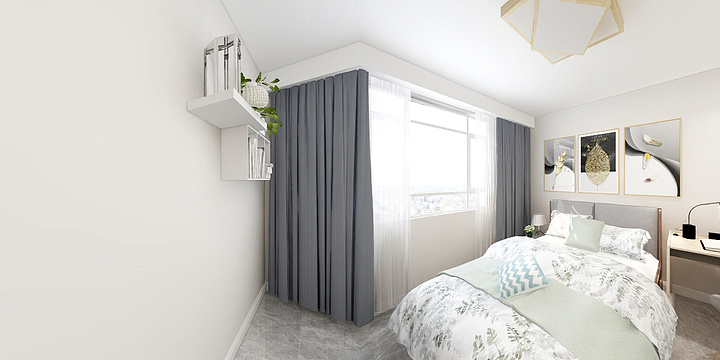 金艺龙装饰-长青北里6-22-401-装修设计方案