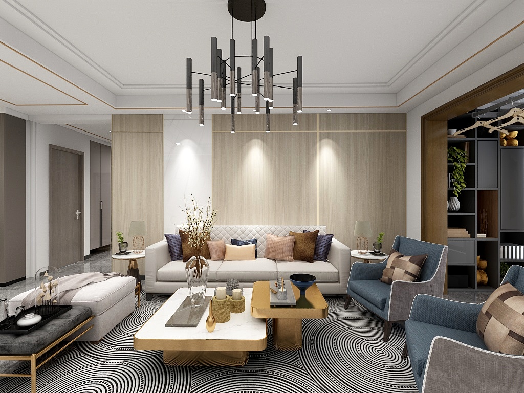 家私不是家具-锦润悦府143木饰面-装修设计方案