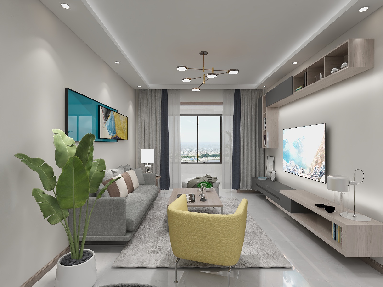 一丁设计zJDT-《山水之间》-装修设计方案