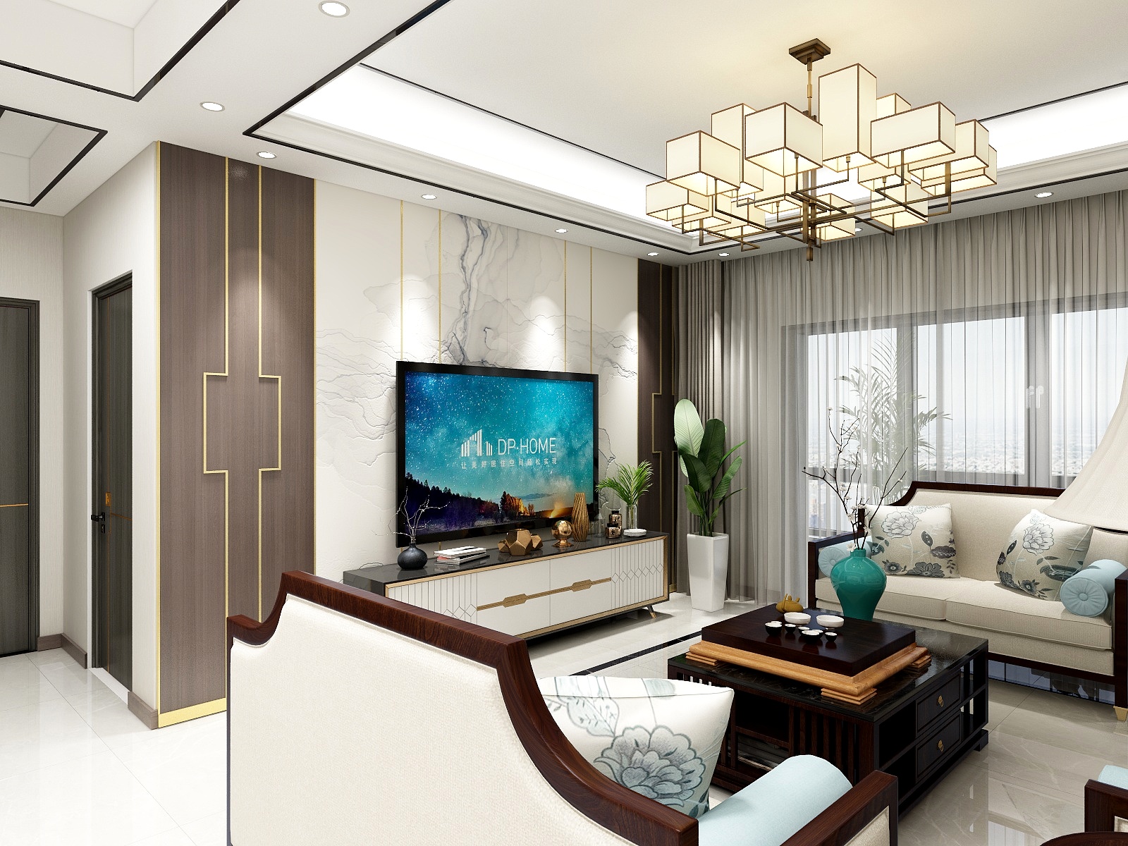 151****0925ZKYa-精装130新中式-装修设计方案