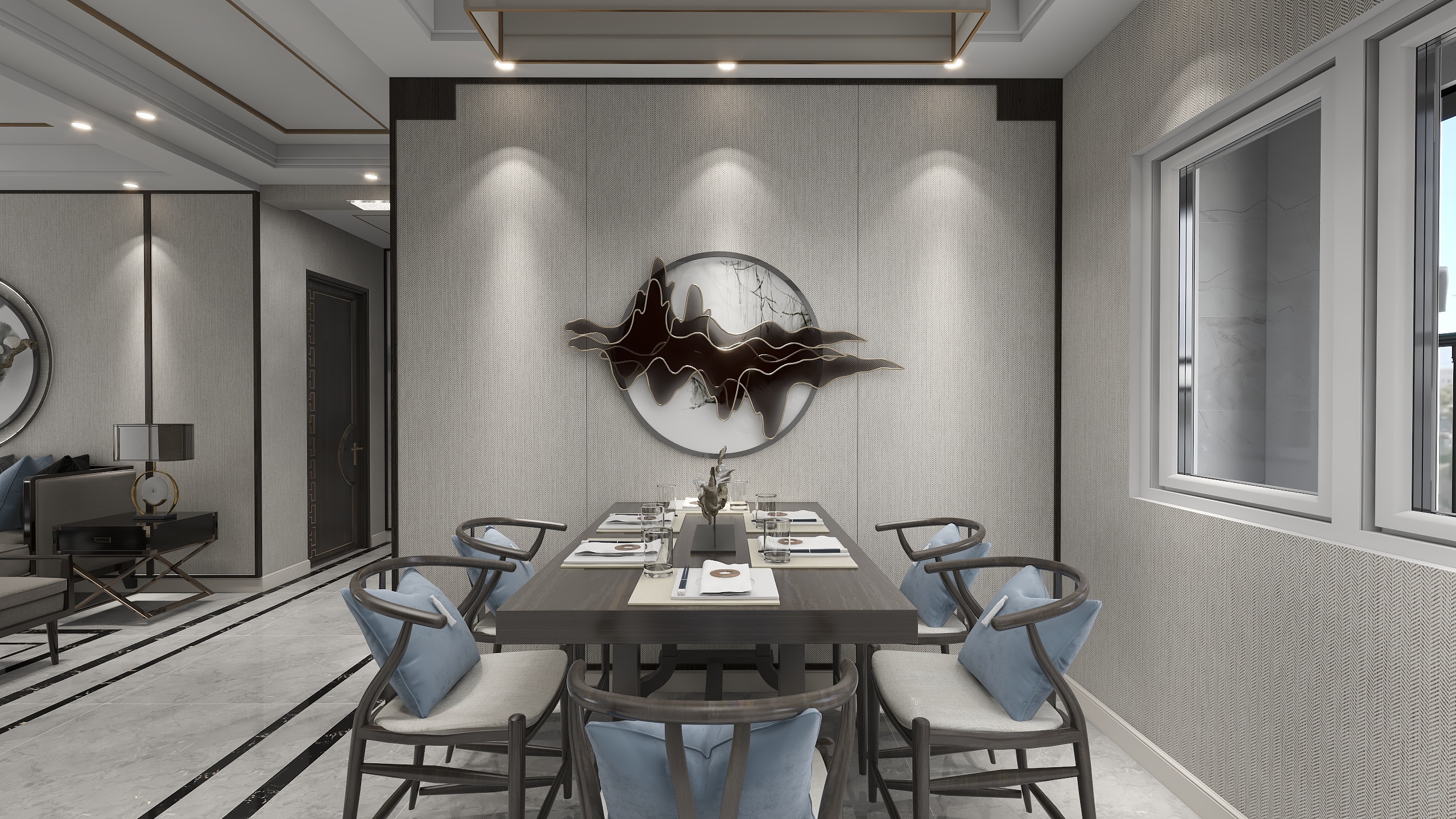 空间匠造-海悦江山13#502室125平 -装修设计方案