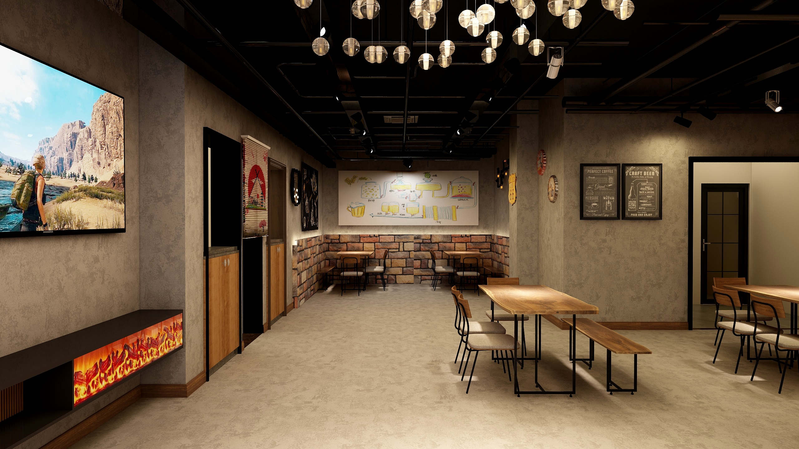 九栖jrzm-130平餐饮-副本-装修设计方案