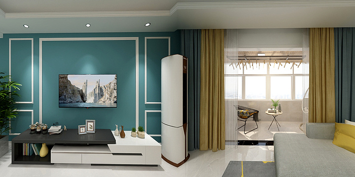 名居Y-阳光庭院27#2-1002现代-装修设计方案