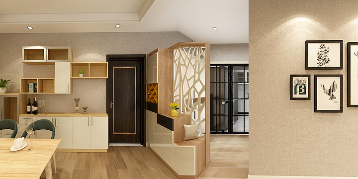 饭饱有烦恼-瑞祥苑7-1-1602-装修设计方案