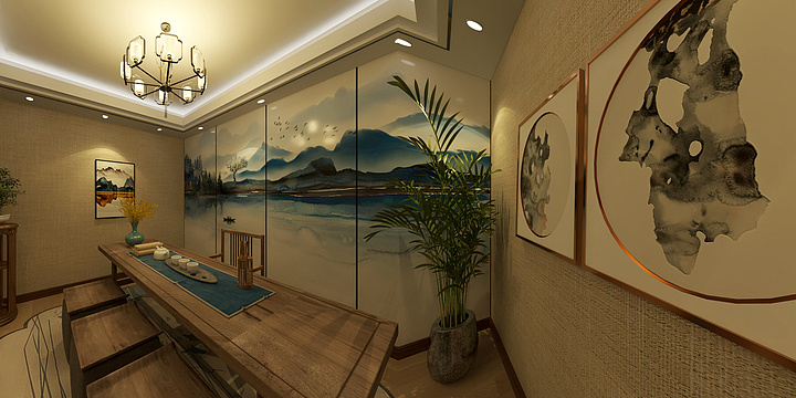 桐乡市布之巅家纺有限公司-门店展厅-装修设计方案