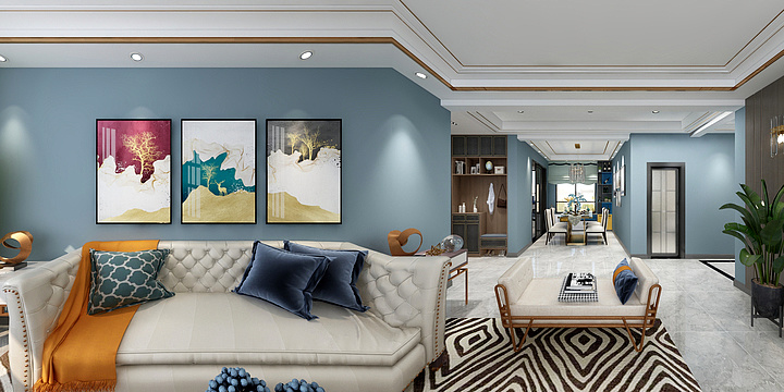 室内设计师  骆林-银河国际袁姐-装修设计方案