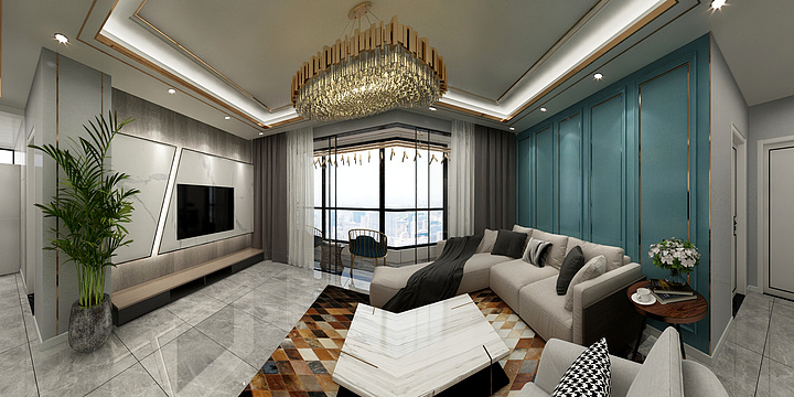 一个系铃人-陈总现代黑白灰-装修设计方案