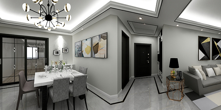 六安思想家装饰-翡翠公馆2#1508-装修设计方案