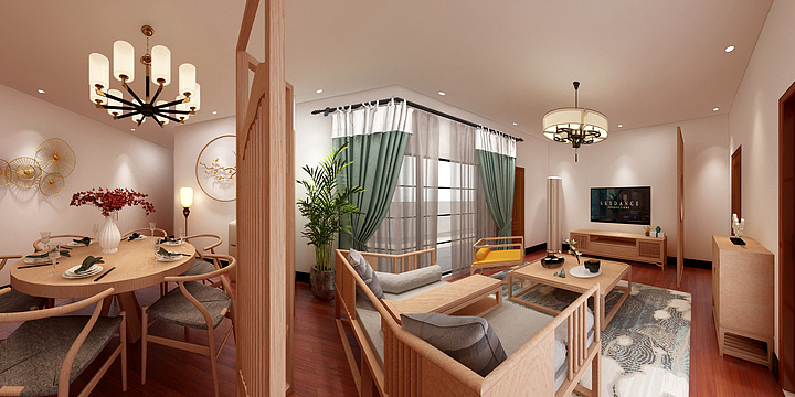 极境度假地产托管-古北长城源著三期三居-装修设计方案