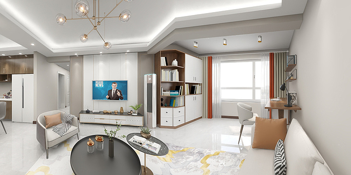 黄江涛-天山名苑效果图-装修设计方案