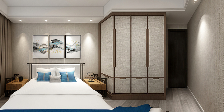 设计师彭文龙-天目湖安置房别墅-装修设计方案