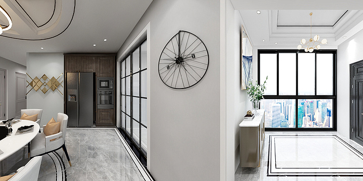 Old猫设计-国建红郡-装修设计方案