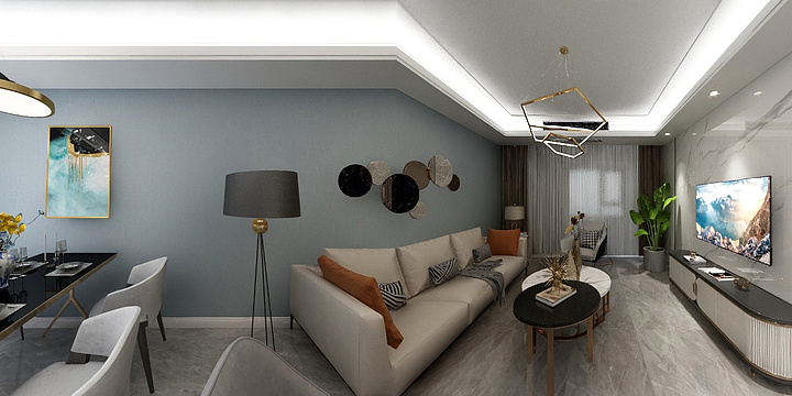 sandows-华著中城1楼-装修设计方案