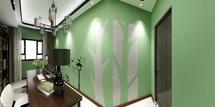 川浔装饰15651782091-建业春天里143.00㎡H1户型4室4厅2卫1厨0526-0959-装修设计方案