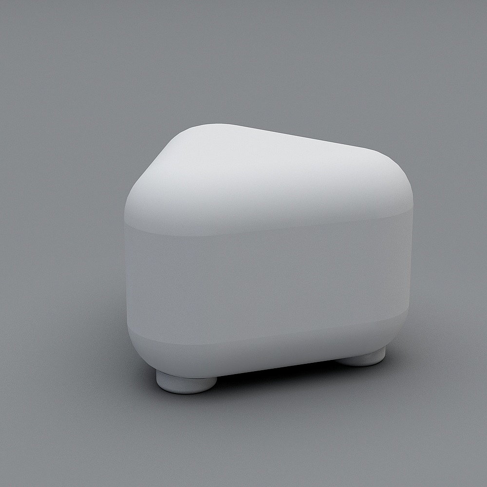 三角沙发凳3D模型
