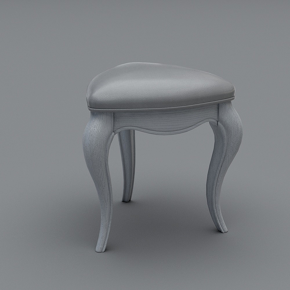 W8147妆凳3D模型