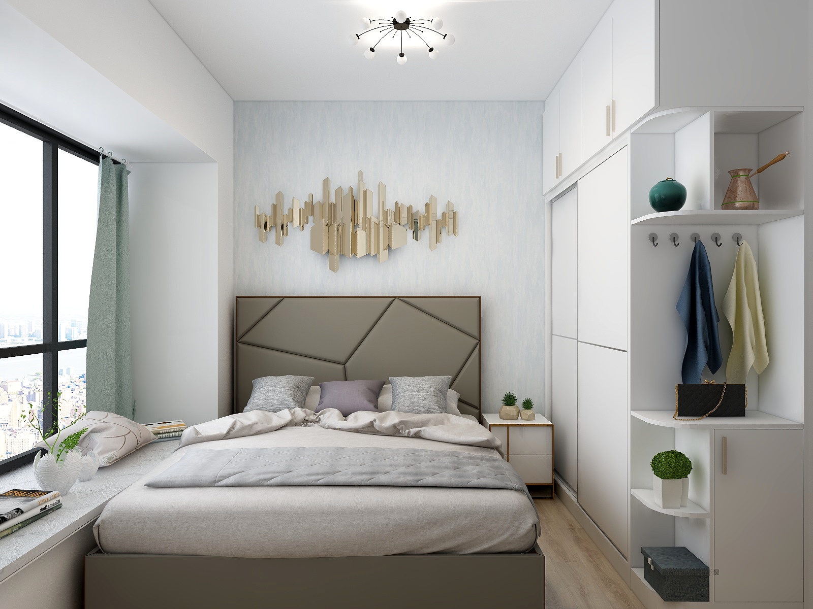 多方维全屋家居定制-万科城市之光2-3406轻奢-装修设计方案