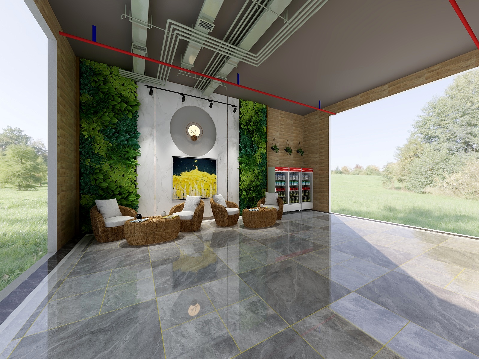 牛牤520-龙潭公园旁商铺建模-装修设计方案