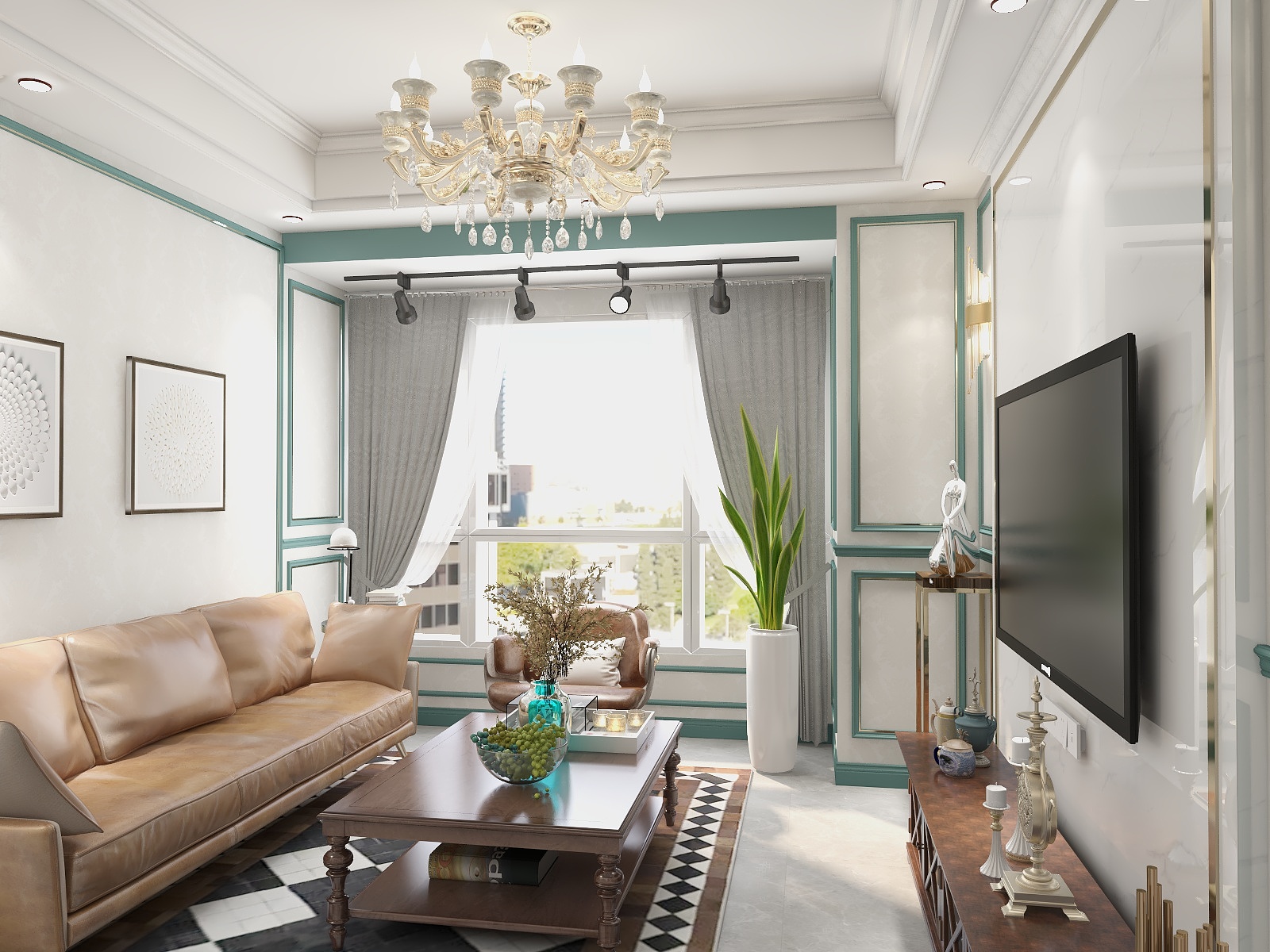 Haracy-作业美式客餐厅设计-装修设计方案