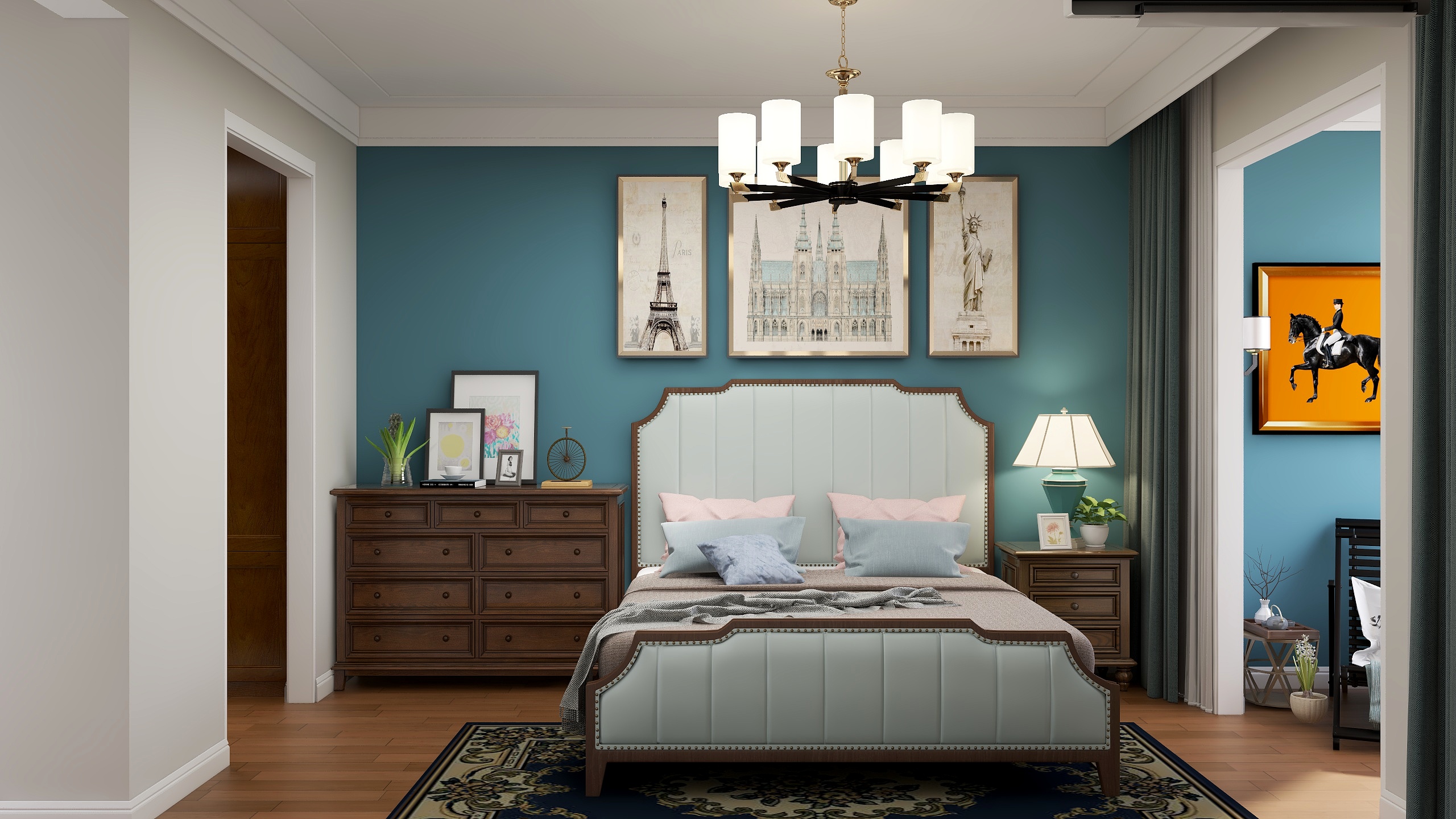 周佳豪19103340256-丽水园二楼主卧-装修设计方案