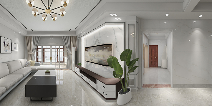 广西贵港桂平市天然居硅藻泥-金港名苑D-132莫总-装修设计方案