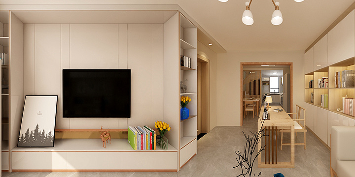 今朝玉泉营店-日式简约-装修设计方案