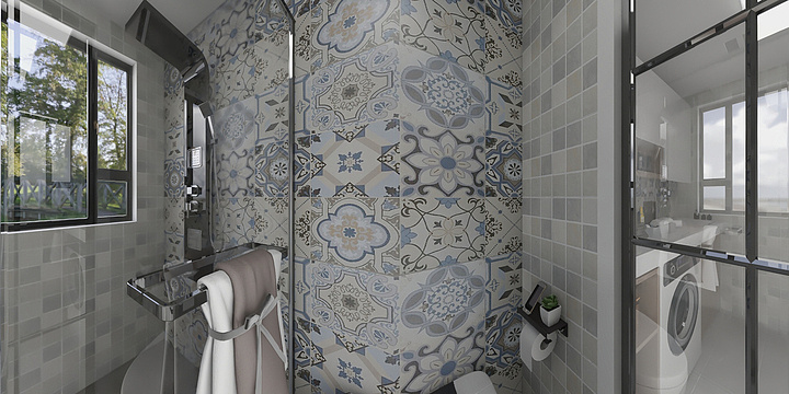 方岩室内线上工作室-别墅-欧式-装修设计方案