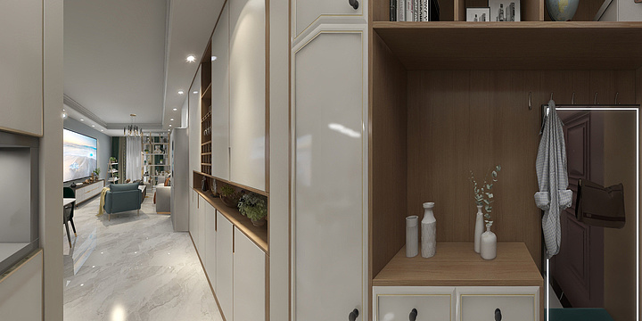 张海侠-港中旅三居-装修设计方案