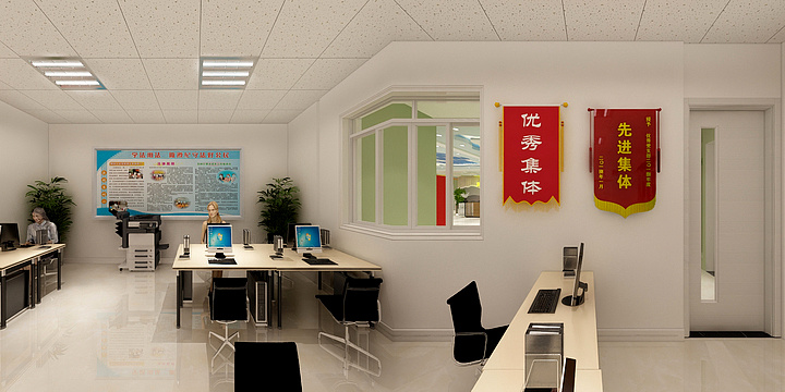秦国红-望江学校三层-装修设计方案