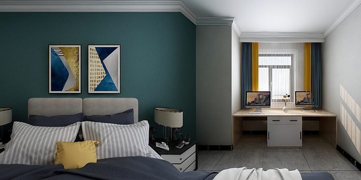 尚品宜家-诚信苑10#103室户型图qia-装修设计方案