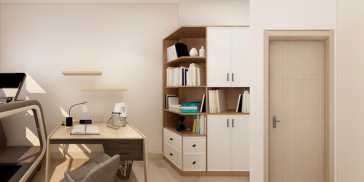 Wuyingying-原木风两居室-装修设计方案