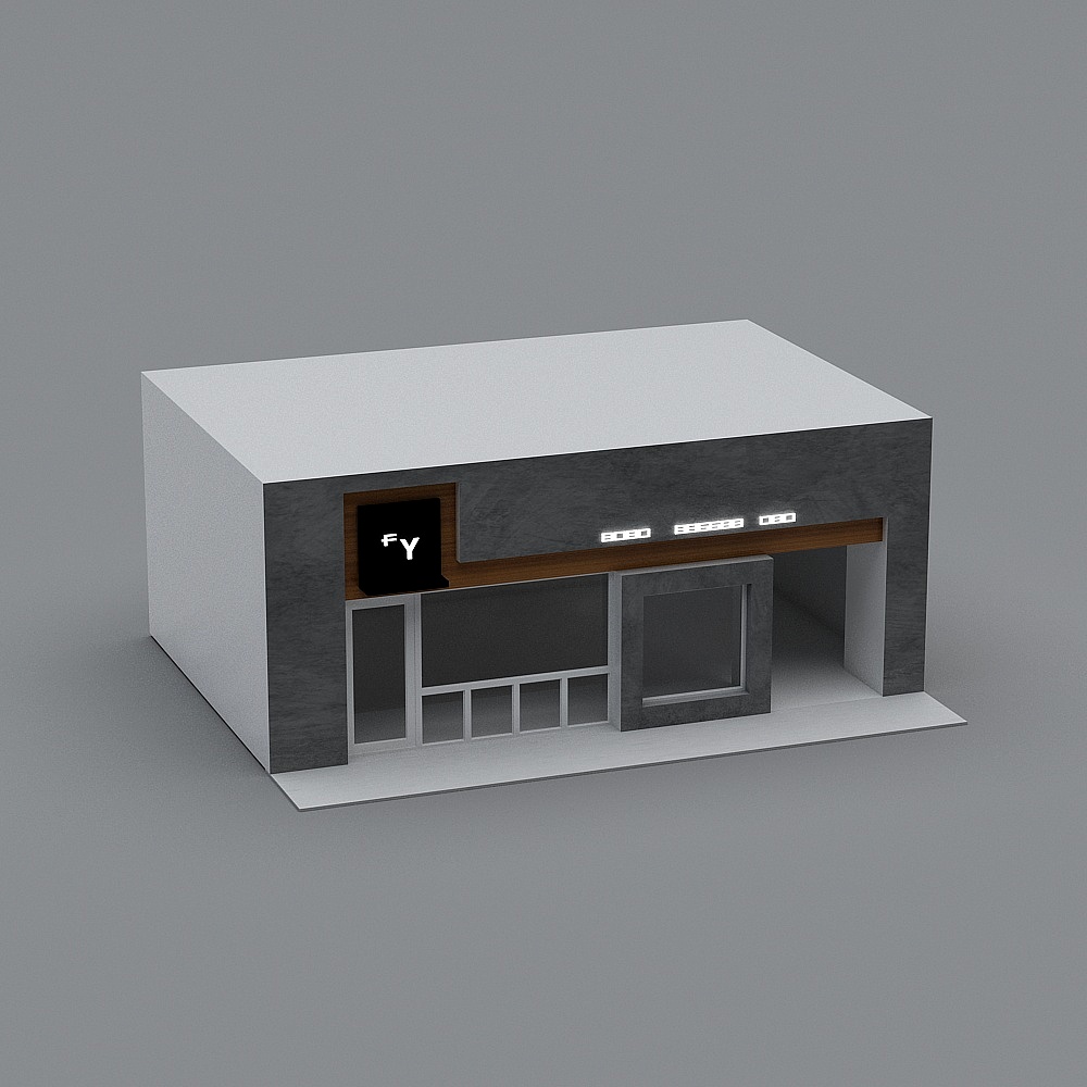 门头3D模型