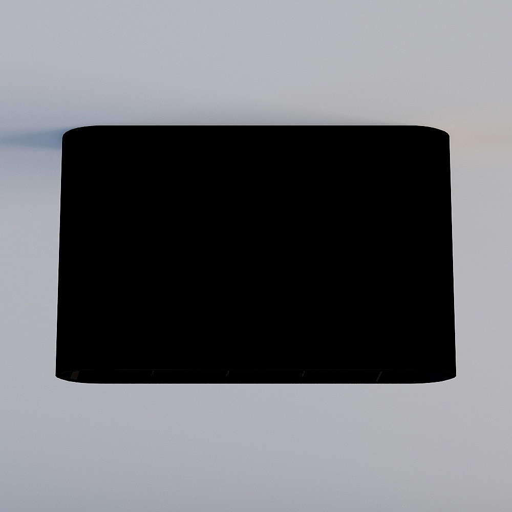 SCON森晨明装筒灯全黑3D模型