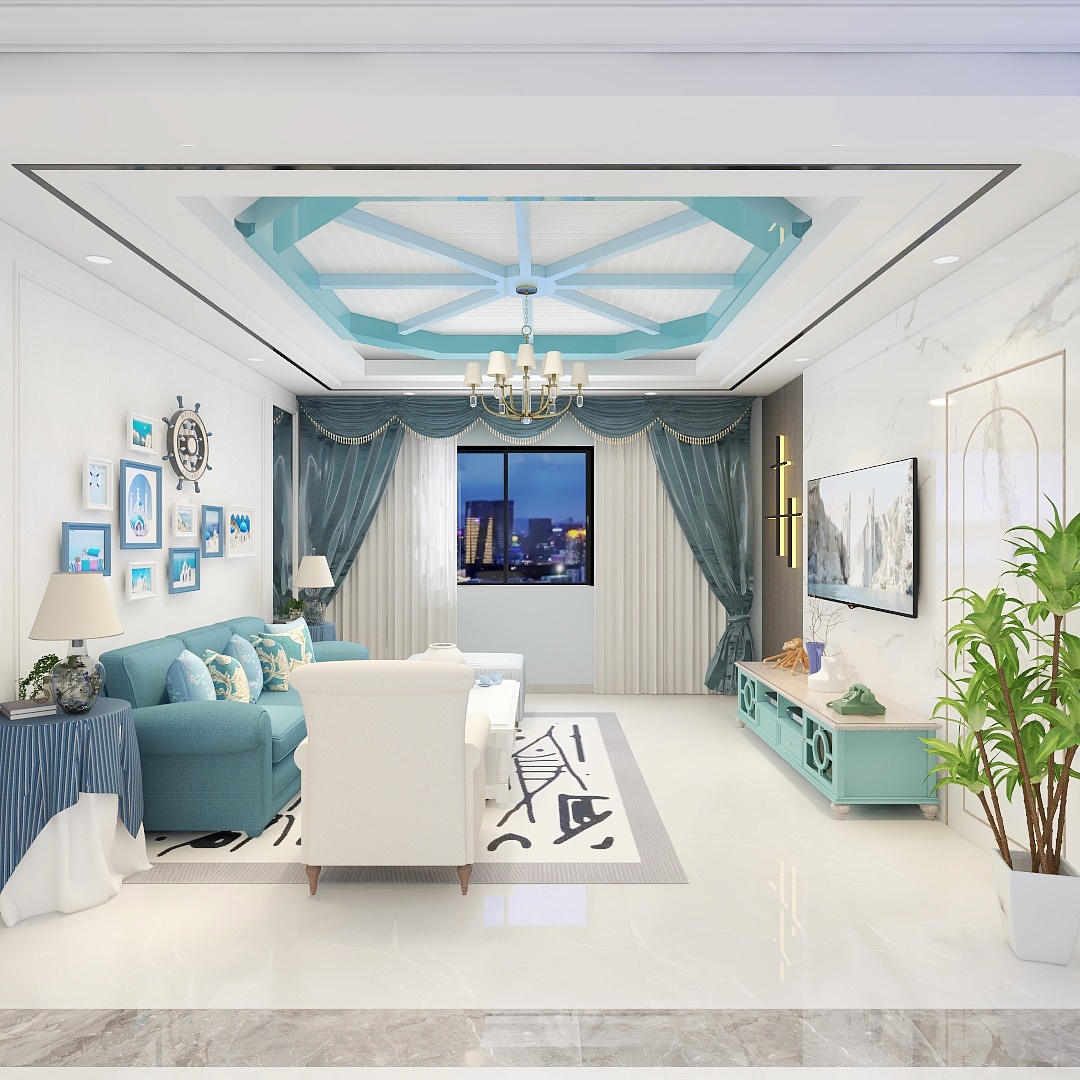 辰之曦-宁安古镇地中海风格-装修设计方案