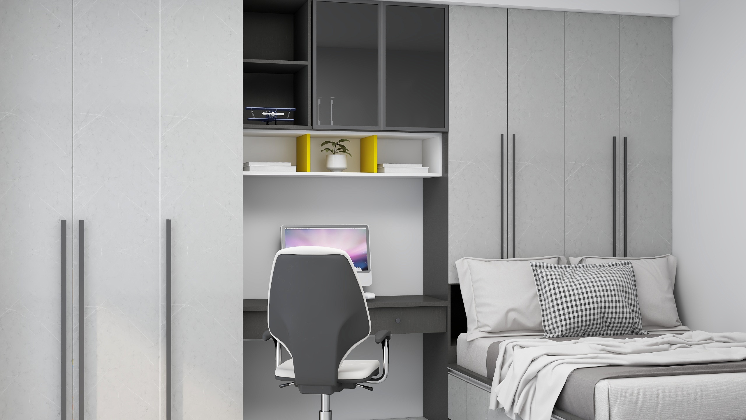 设计师马先森-锦华苑-2-1001-（方案2黑白灰u）3.6-装修设计方案