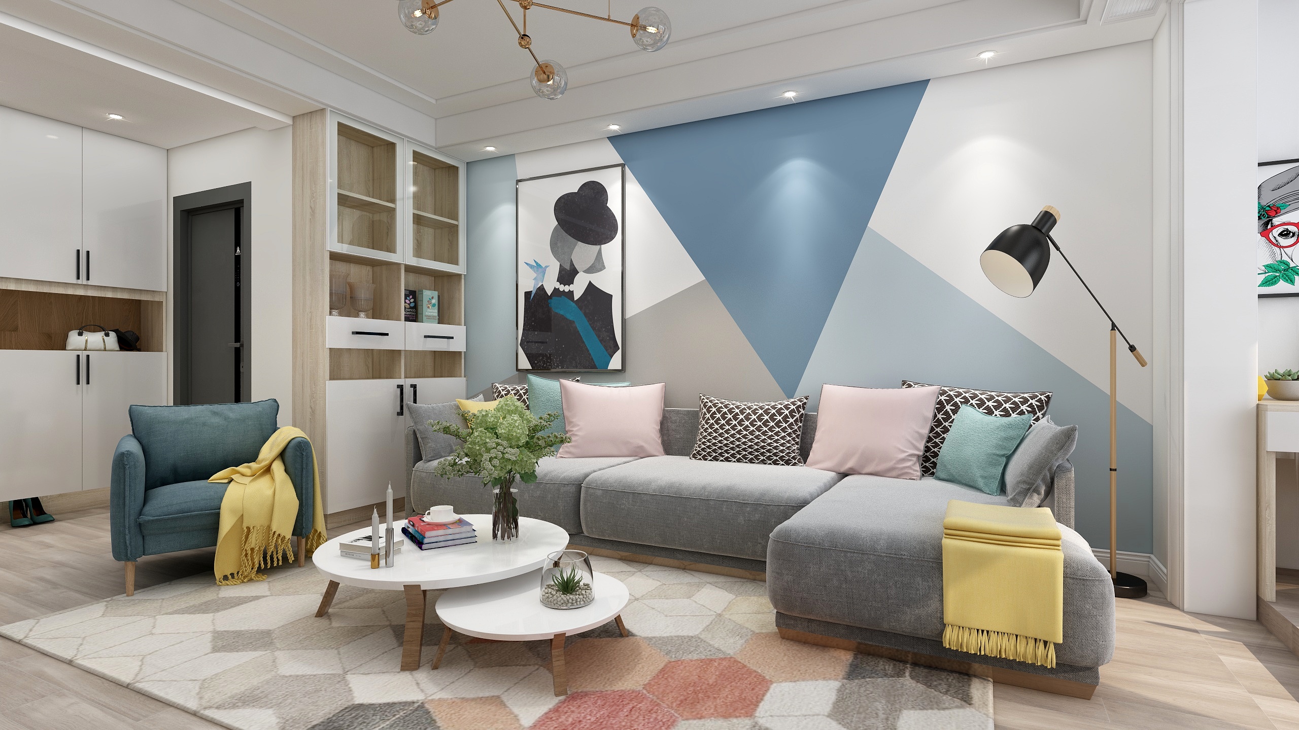 孙建-北欧风格-设计师孙建-装修设计方案