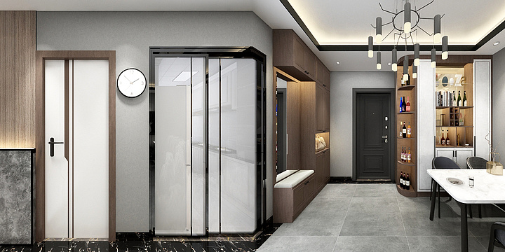 设计欧阳君香-峰景南园2栋1单元3D-装修设计方案