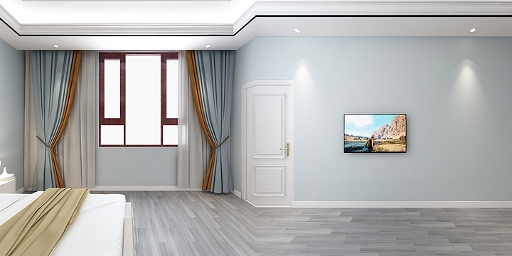 郑诚乐-福清东南林总别墅2楼效果图-装修设计方案