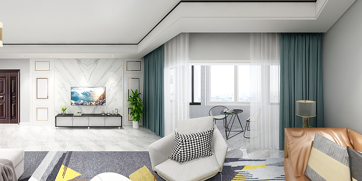 王设计13022978918-四叶草公安局家属院D户型-装修设计方案