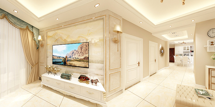 雅尔美装饰设计总监杨青松-尚风装饰张总效果图-副本-装修设计方案