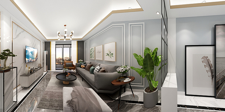 千蚁设计小方-盛邦珑湖-装修设计方案