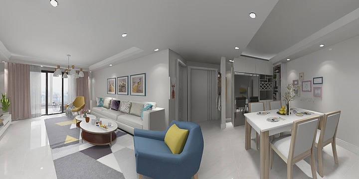 随风者-佳美整装施工效果-装修设计方案