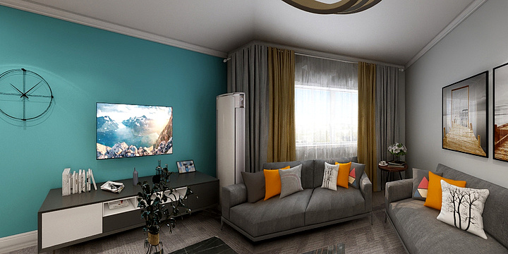 设计师鲁健-唐诗里88㎡现代-装修设计方案