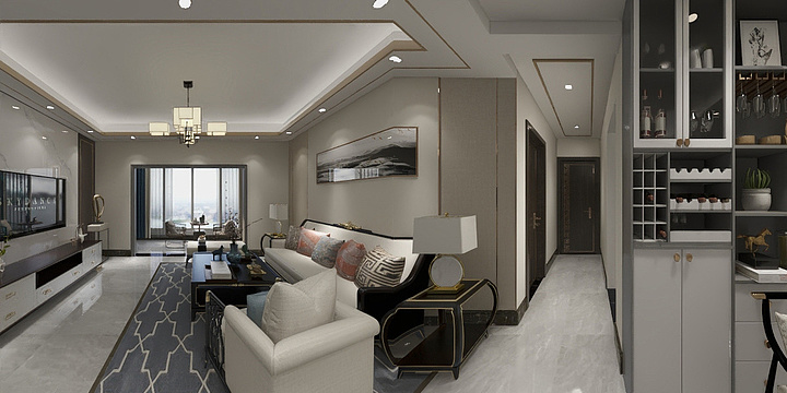 张俊超的小作坊-殷实小区160平-装修设计方案