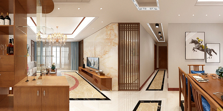 hubeian-东方家园-装修设计方案