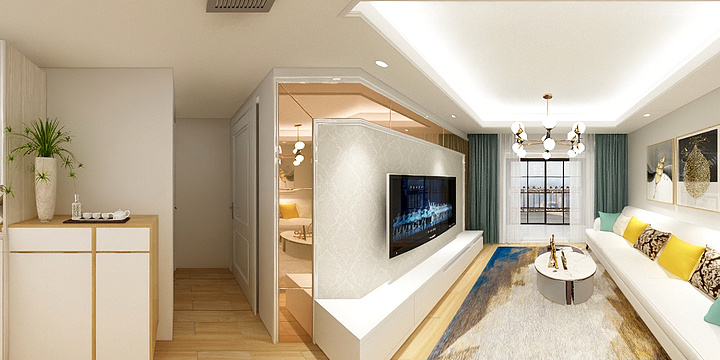 郭蔚-美邻苑35-101室1-装修设计方案