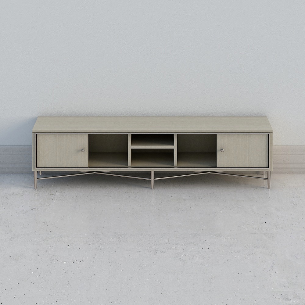 萨凡纳Ⅱ/美式轻奢电视柜小户型卧室客厅电视机柜366S-113D模型